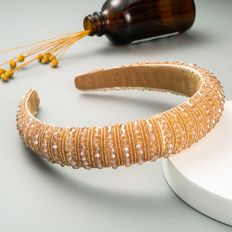 Hand-Woven Beaded Hair Hoop for Instant Polished Style