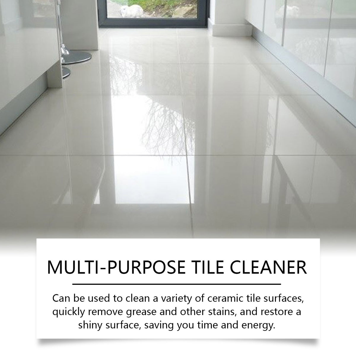 Multi-Purpose Tile Cleaner for Grease-Free Floor Shine