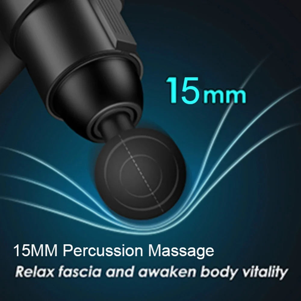 Massage Gun With LCD Display, Quiet Deep Tissue Relief