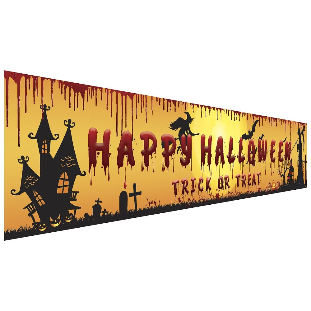 Halloween Backdrop Banner for an Instant Spooky Scene