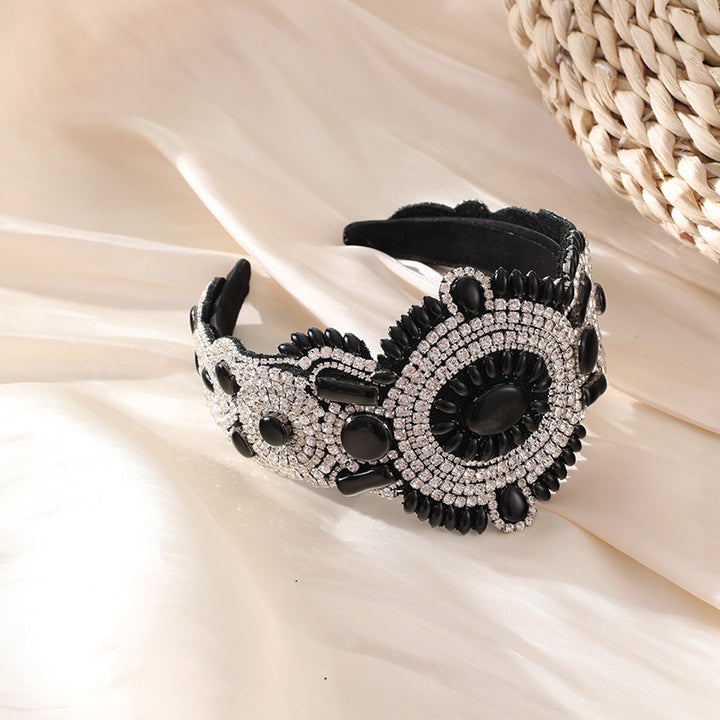Jeweled Headband for Vintage Glamour Hair Styling