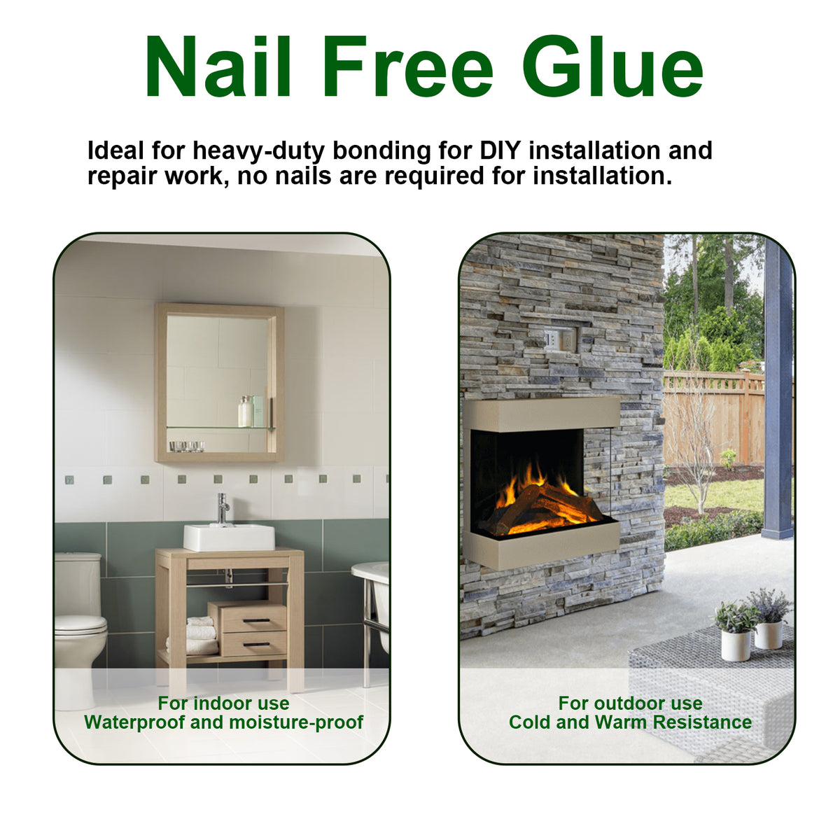 Nail-Free Adhesive for Fast Heavy-Duty Home Repairs