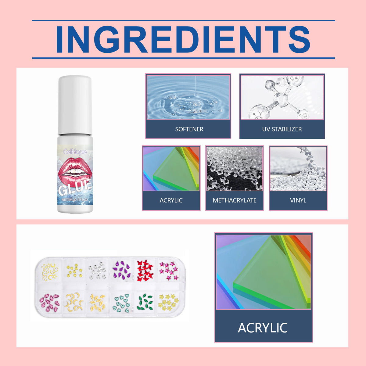 Tooth Crystal Kit for DIY Sparkling Smile Styling Set