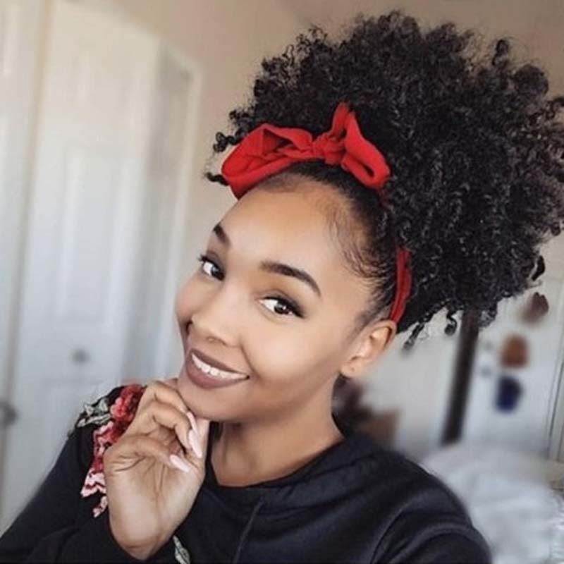 Afro Puff Wig for Instant Natural-Textured Volume