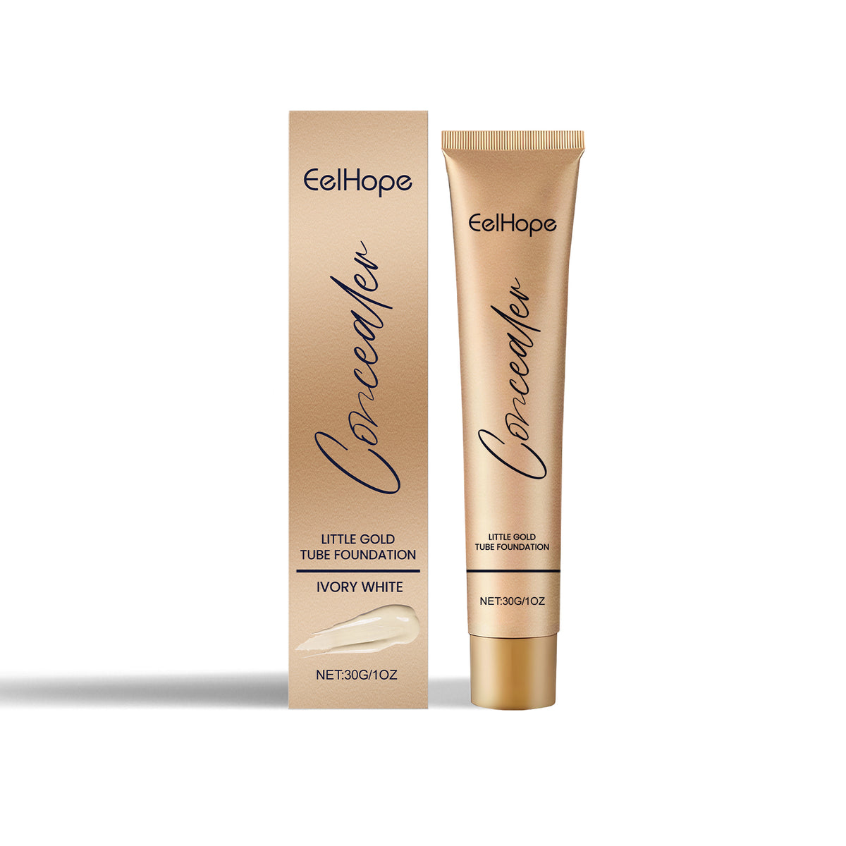 Foundation Concealer Gold Tube for Natural Coverage
