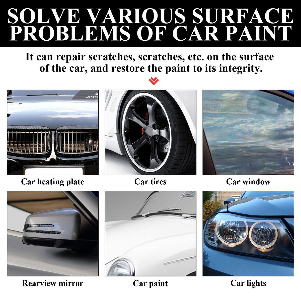 Car Scratch Repair Polish Paste for Glossy Paint Care