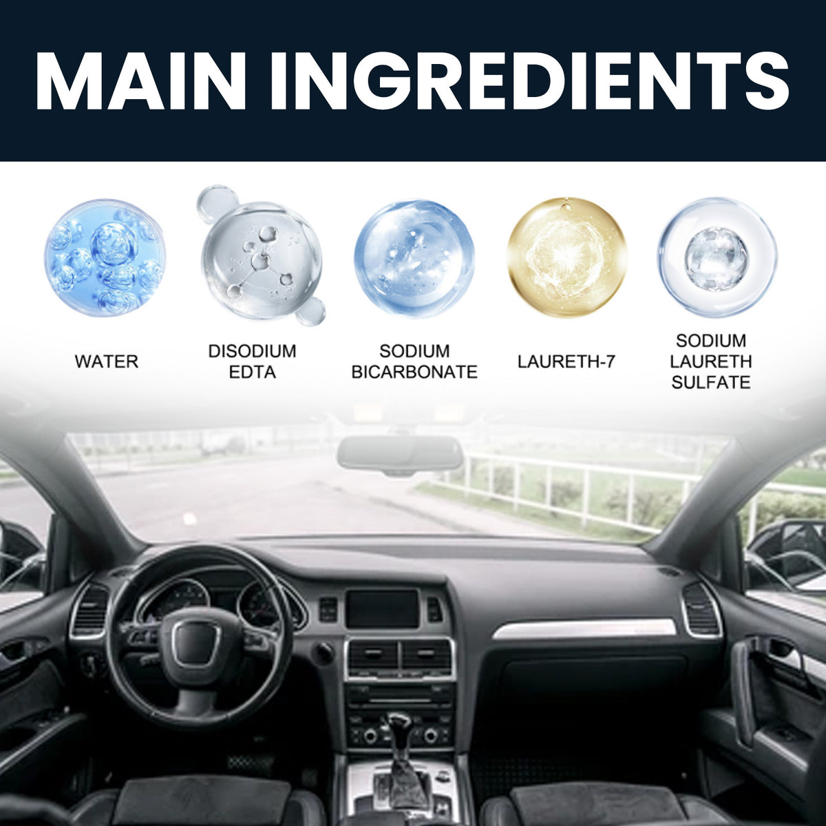 Car Interior Foam Cleaner for Cleaner, Fresher Surfaces