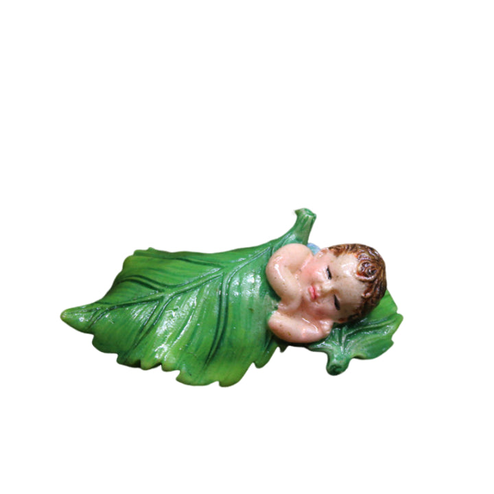 Miniature Sleeping Fairy Figurine for Fairy Gardens