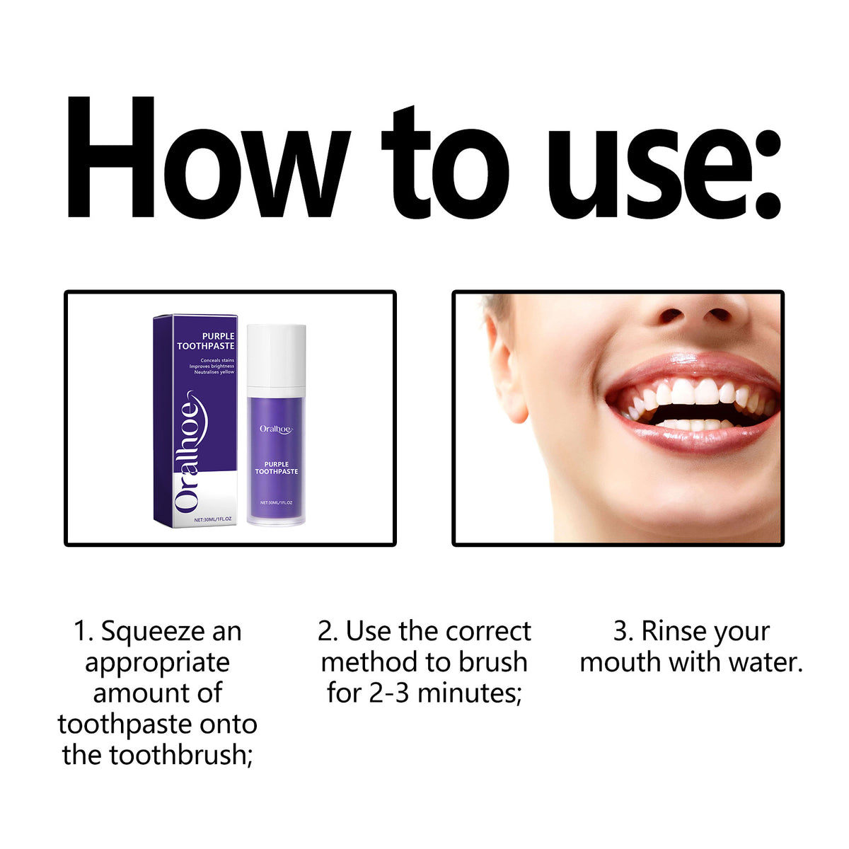 Purple Toothpaste for Brighter-Looking, Fresher Smiles
