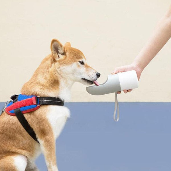 270ml Pet Water Bottle With Bowl for Walks & Travel