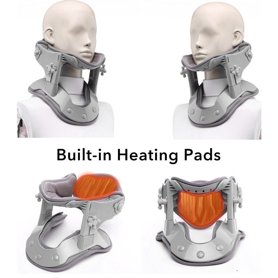 Heated Cervical Traction Collar — Spine Alignment & Pain