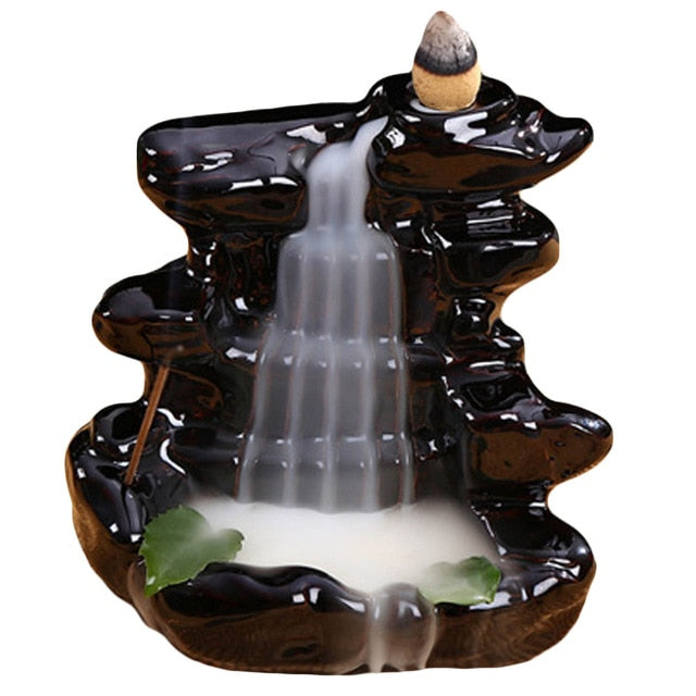 Backflow Incense Burner for a Cascading Calm Display