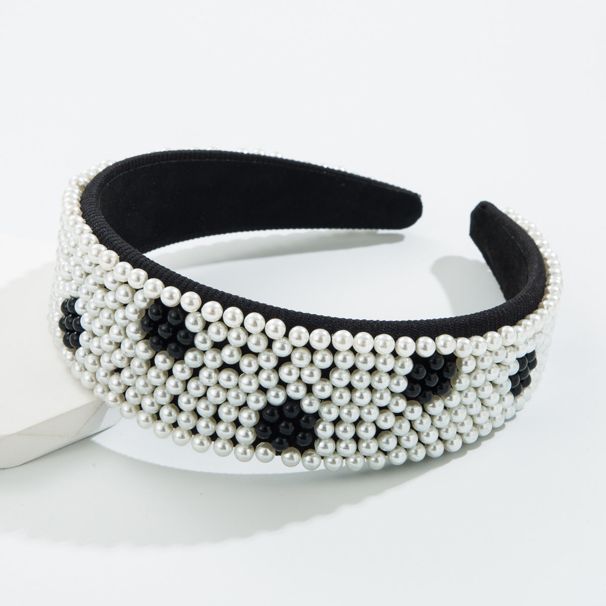 Pearl Headband – Wide Padded Statement Hair Accessory