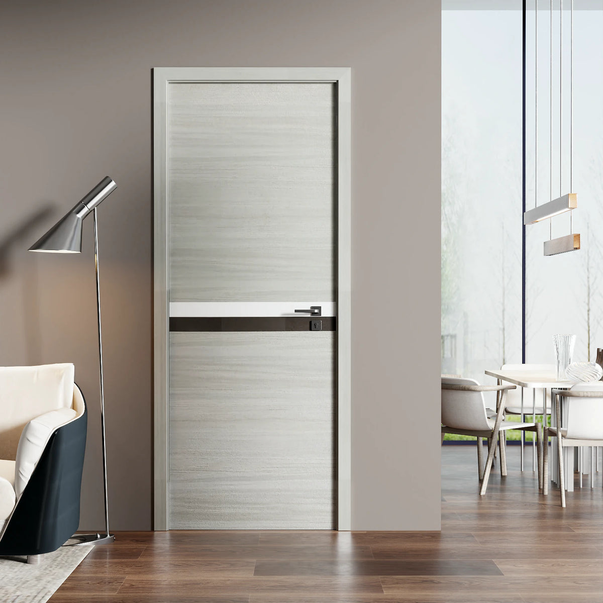 Melamine Interior Door Slab 28 x 80, Ready to Hang, Durable