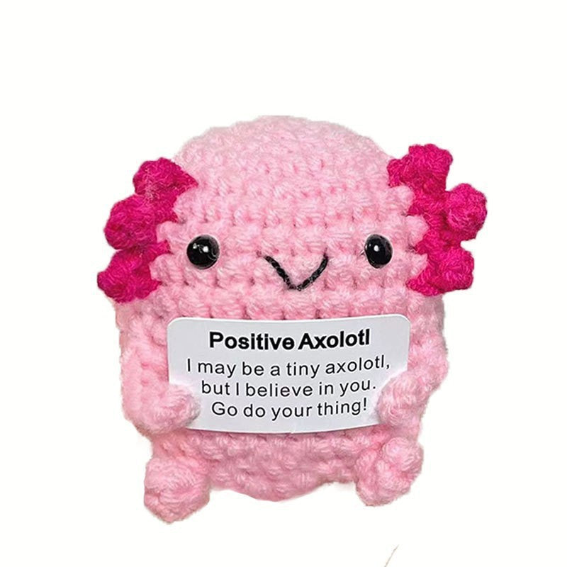 Positive Penguin Plush Toy for Cheerful Desk Decor