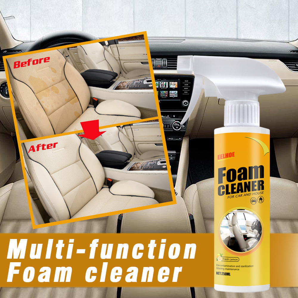 Foam Cleaner for Car Interiors & Household Surface Grime