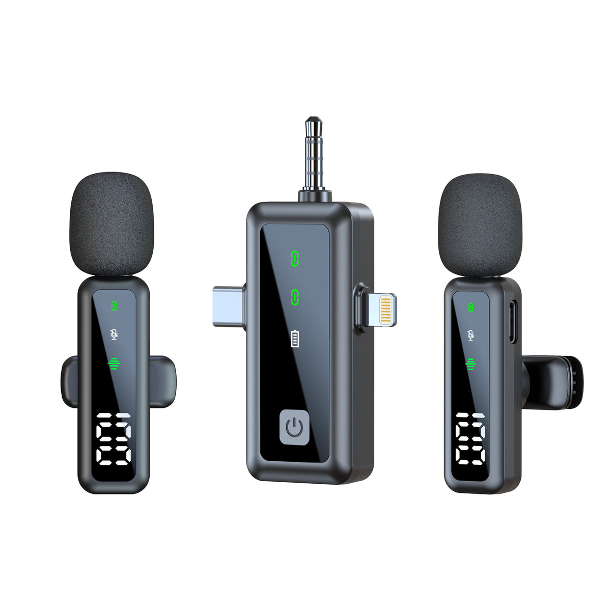 Wireless Lapel Microphone for Streaming and Vlogging