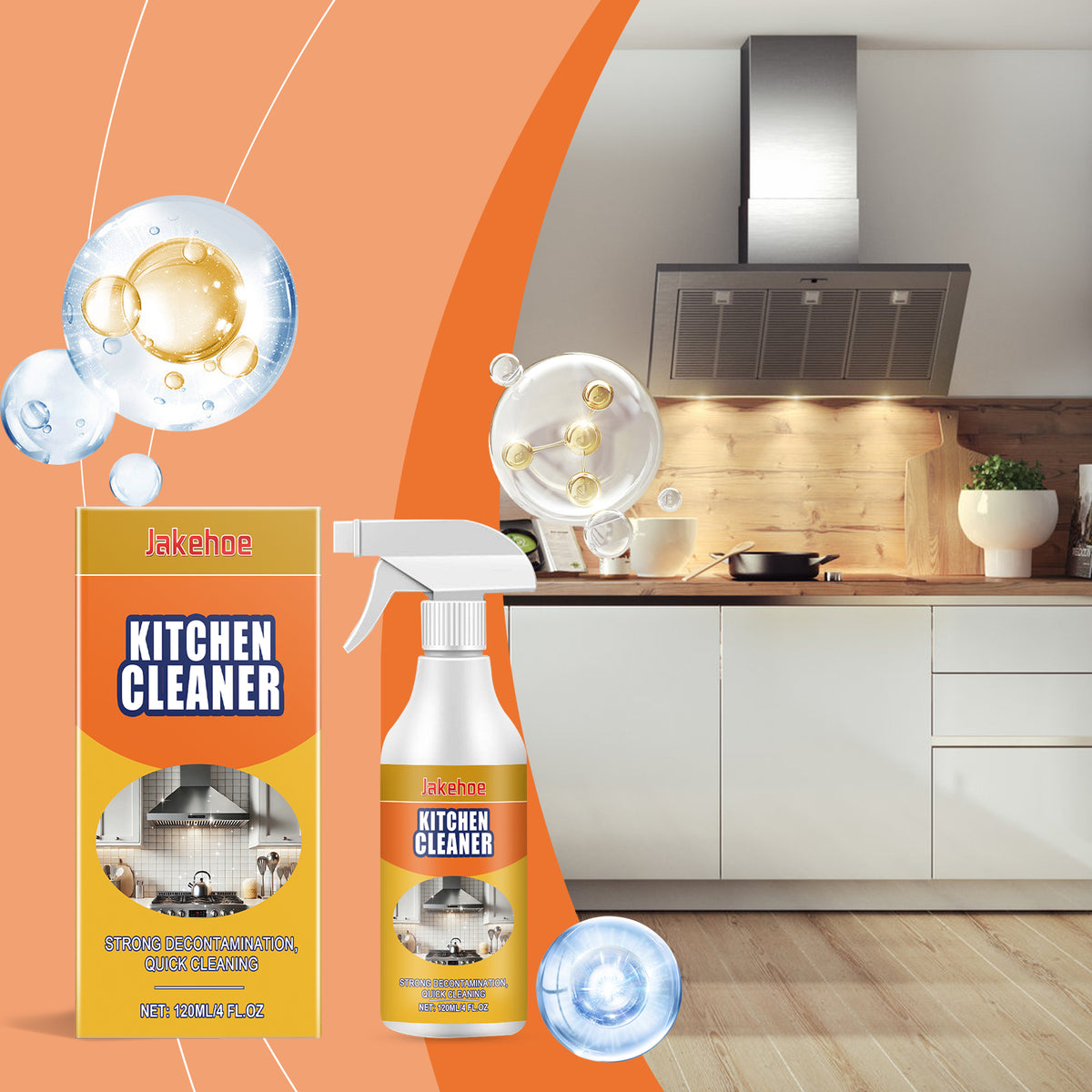 Kitchen Grease Cleaner for Fast, Easy Cooktop Cleaning