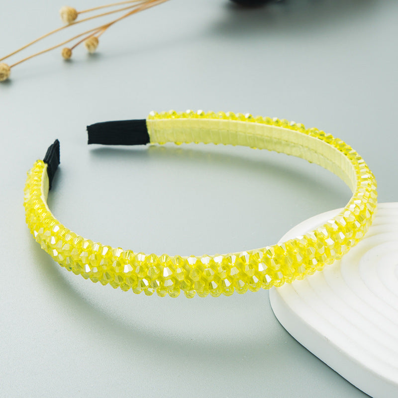 Crystal Bead Hair Band for Sparkling Polished Styles