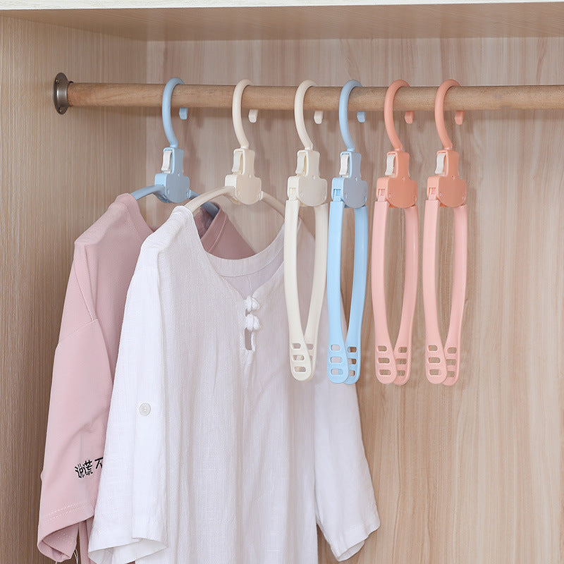 Foldable Non-Slip Travel Clothes Hanger for Packing Light