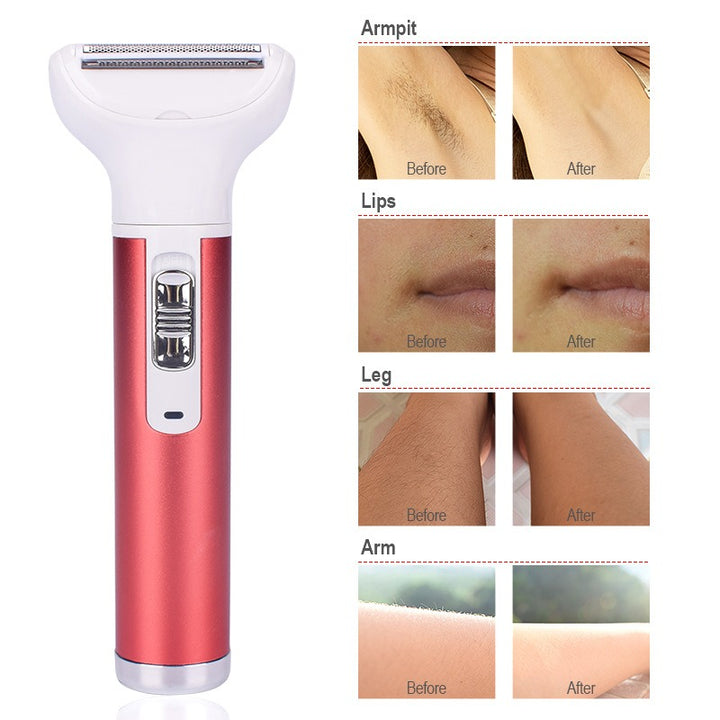 5-in-1 Women's Electric Shaver for Face, Body & Brows