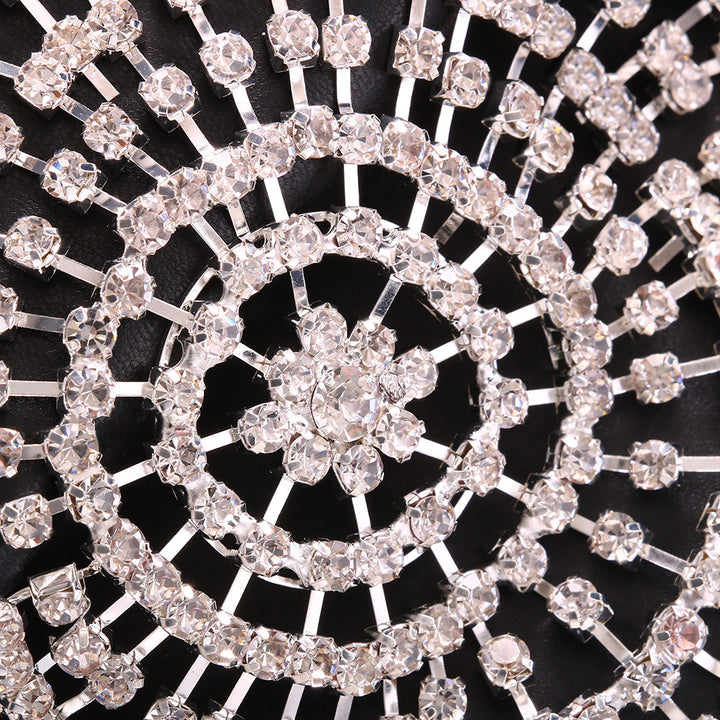 Rhinestone Hair Chain Headpiece for Dramatic Stage Sparkle