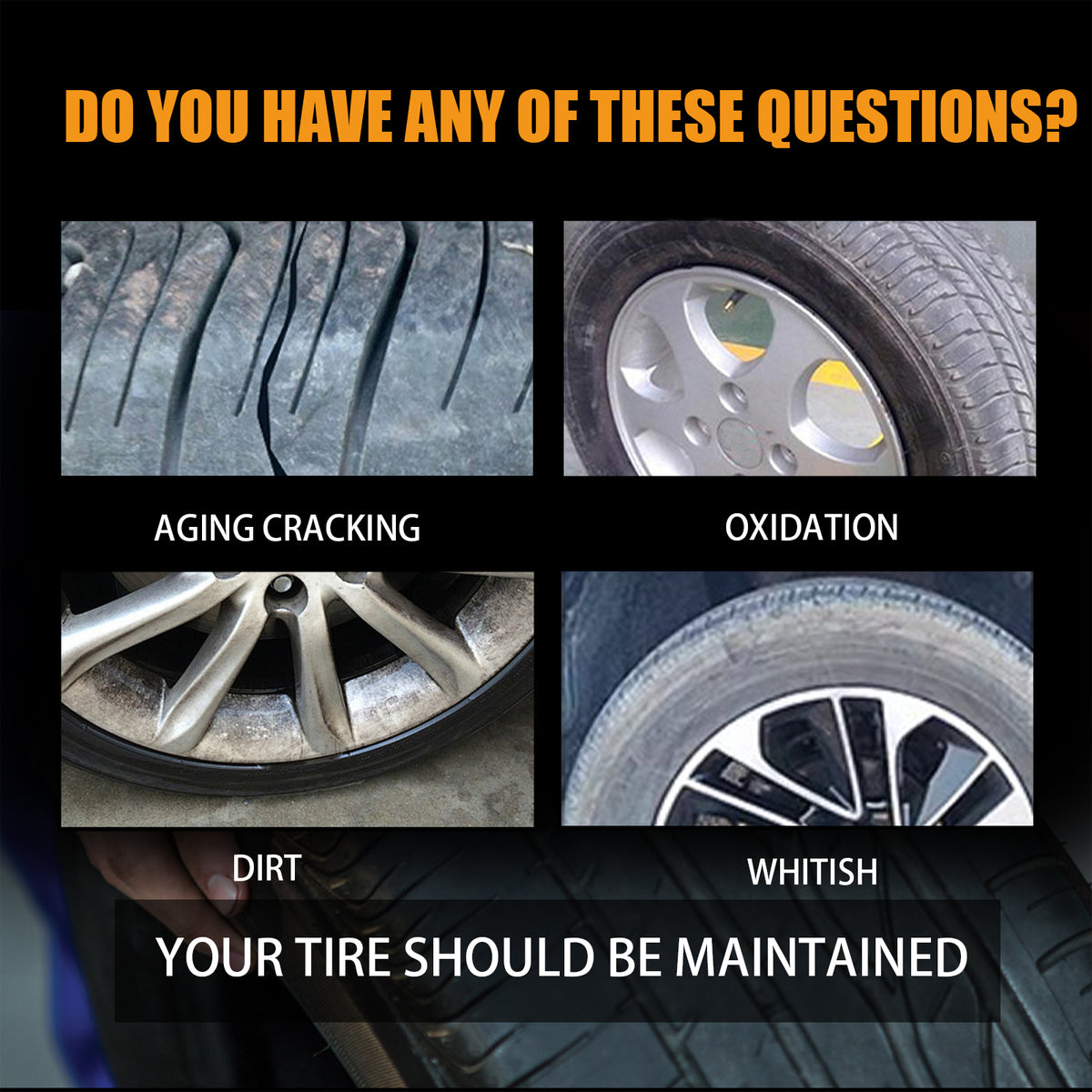 Car Wheel Cleaner for Brake Dust and Road Grime Spray