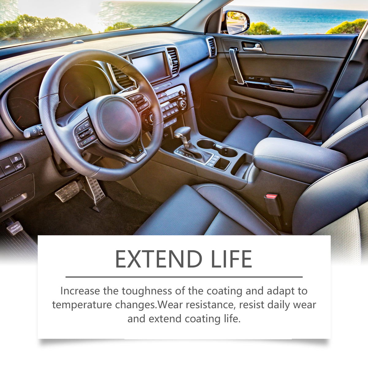 Automotive Interior Coating for Gloss & Protection