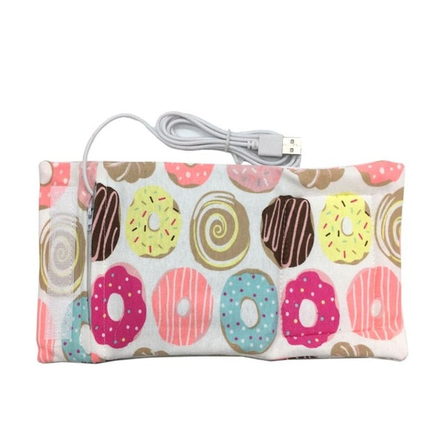 USB Baby Bottle Warmer Travel Sleeve for On-the-Go