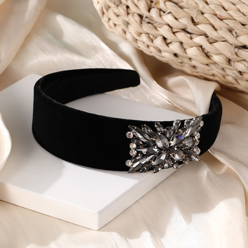 Wide Rhinestone Headband for Instant Everyday Glamour
