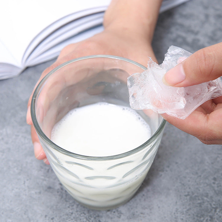 Disposable Ice Cube Bags, Self-Sealing Ice Trays