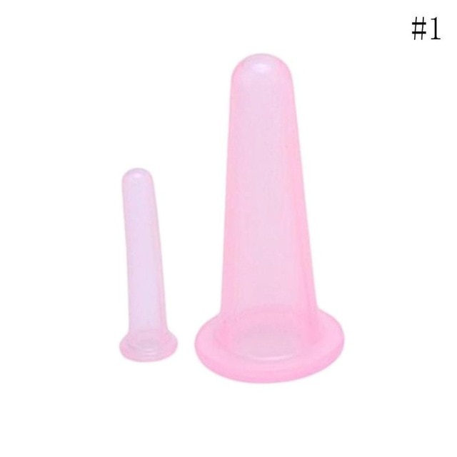 Silicone Cupping Cups for At-Home Face & Body Massage