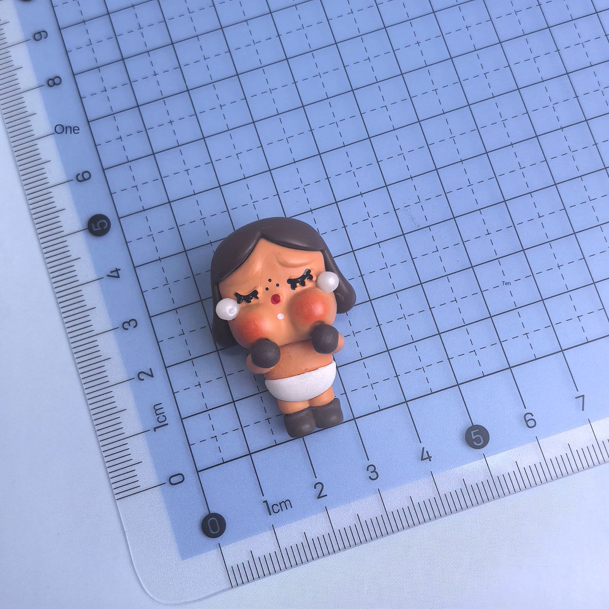 Love Tears Doll Handmade Figurine for Playful Decor