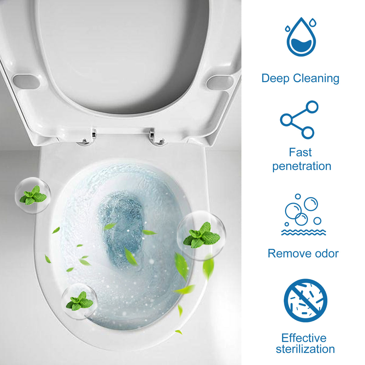 Toilet Cleaning Tablets for Easy Bowl Maintenance Pack