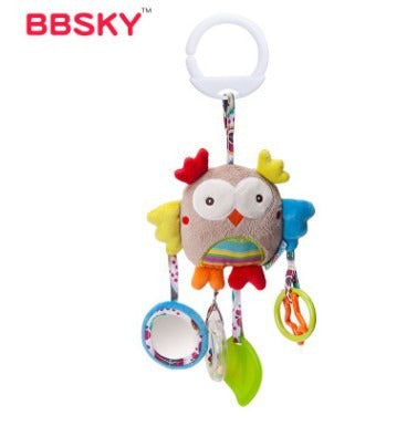 Baby Hanging Plush Wind Chime Toy – Cute Animal Charm