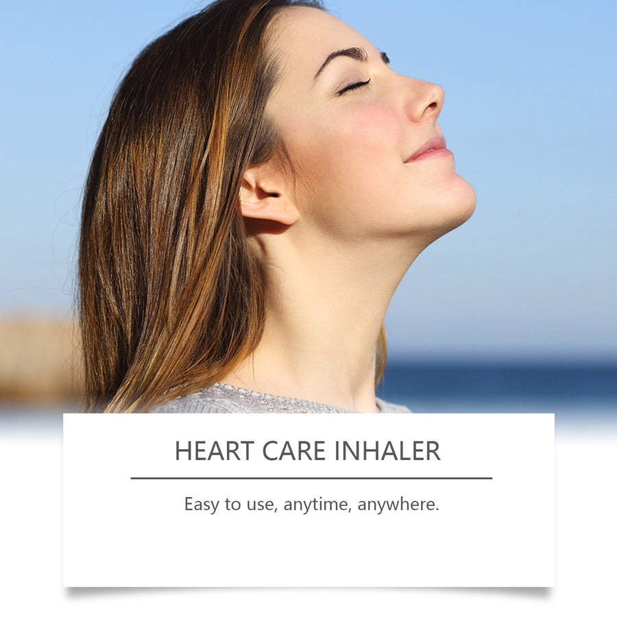Portable Aromatherapy Inhaler — Supports Heart Health & Energy