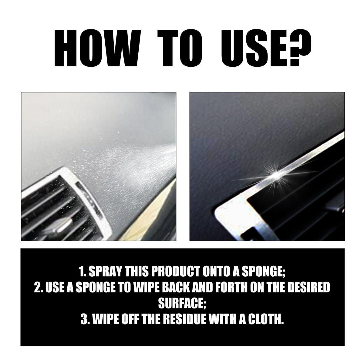 Car Interior Cleaner Spray for a Refreshed Finish