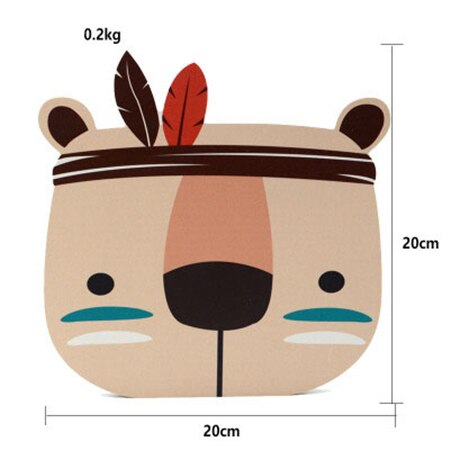 Wooden Animal Wall Decor for Cheerful Nursery Rooms