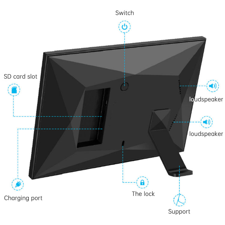 WiFi Digital Photo Frame: Send Family Photos Remotely