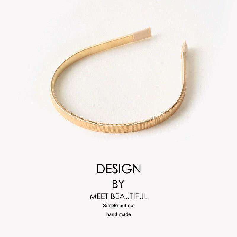 Minimalist Metal Hair Clip for Fine Hair, Polished Style