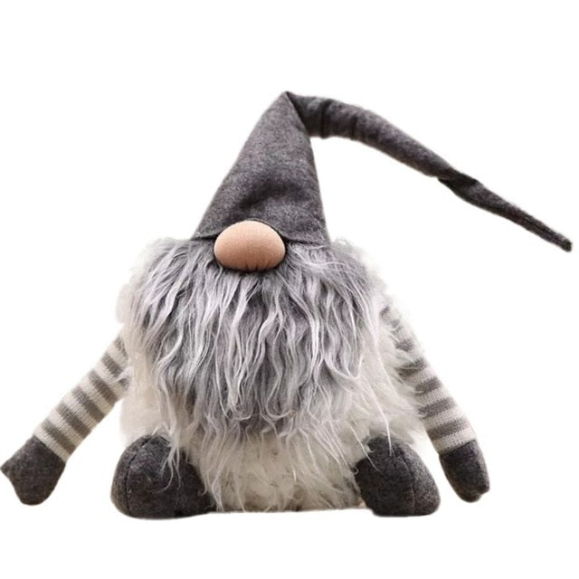 Christmas Gnome Decoration Set, Swedish Tomte Plush