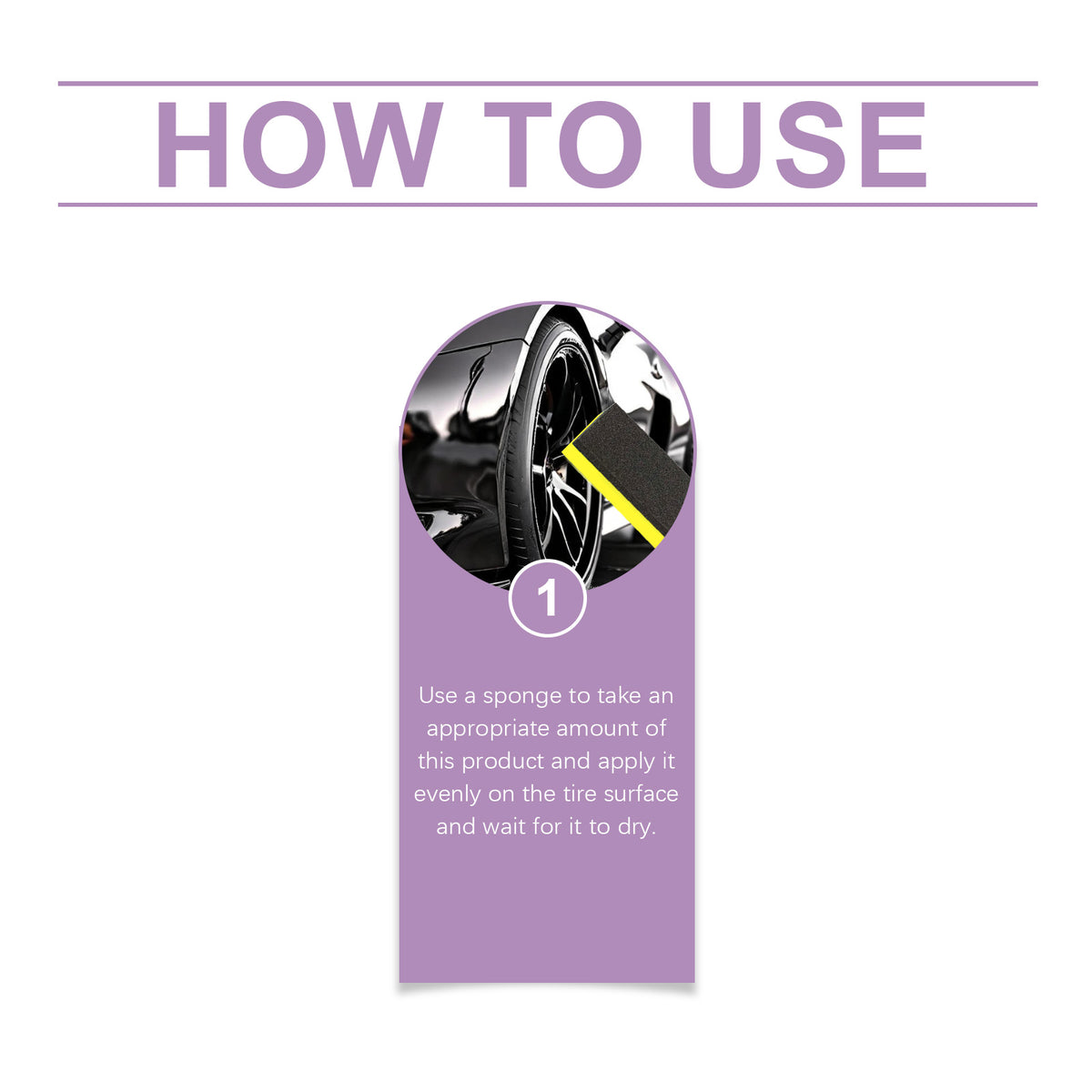 Automotive Tire Polish Paste for Deep Black Wet-Look Shine