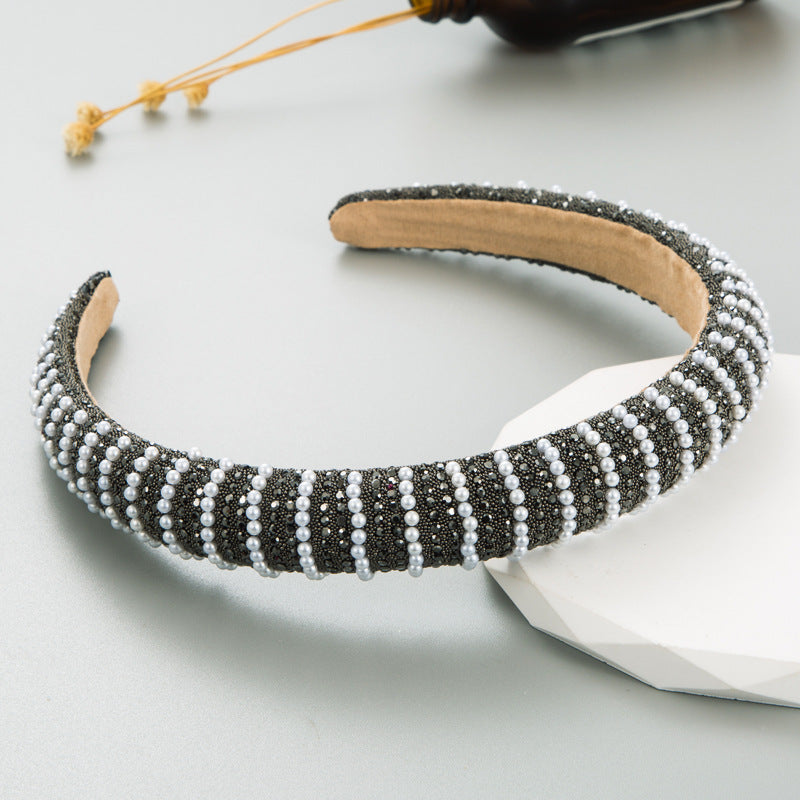 Pearl Rhinestone Headband for Instant Glamorous Style
