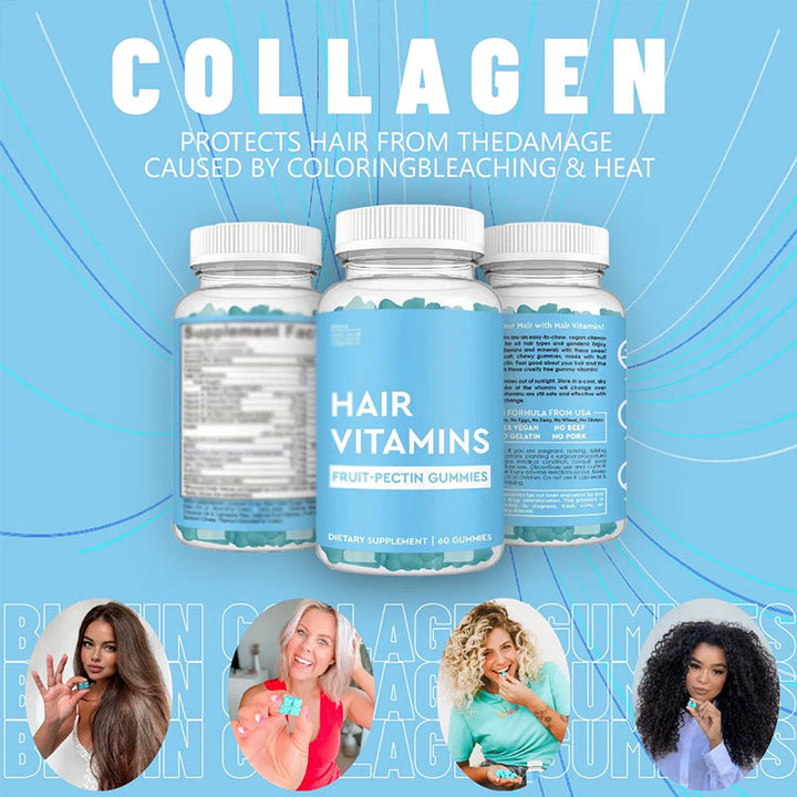 Biotin Hair Gummies — 13+ Vitamins for Growth & Damage Repair
