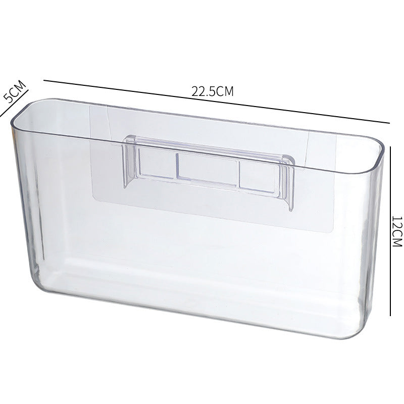 Punch-Free Wall Rack for Dorm Bedside Storage