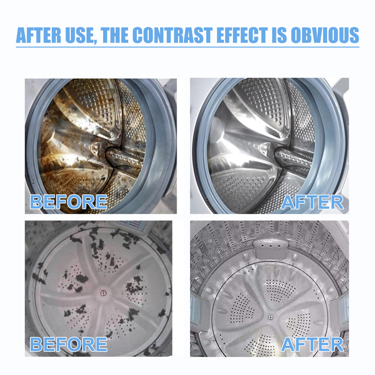 Washing Machine Cleaning Tablets for Deep Odor Removal