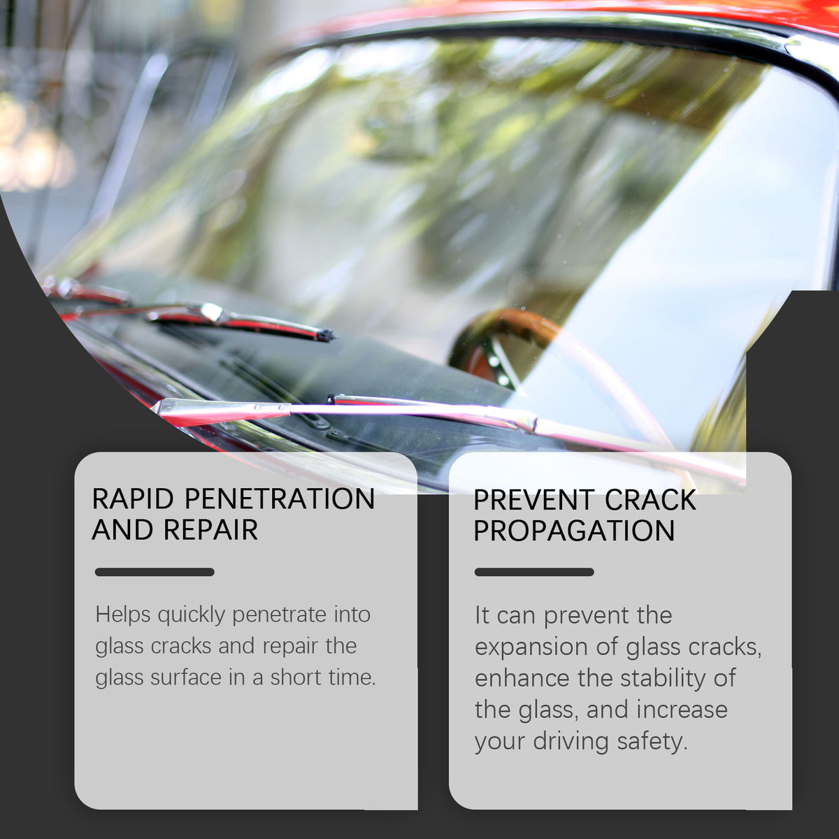 Windshield Repair Kit for Clearer, Better Driving Vision