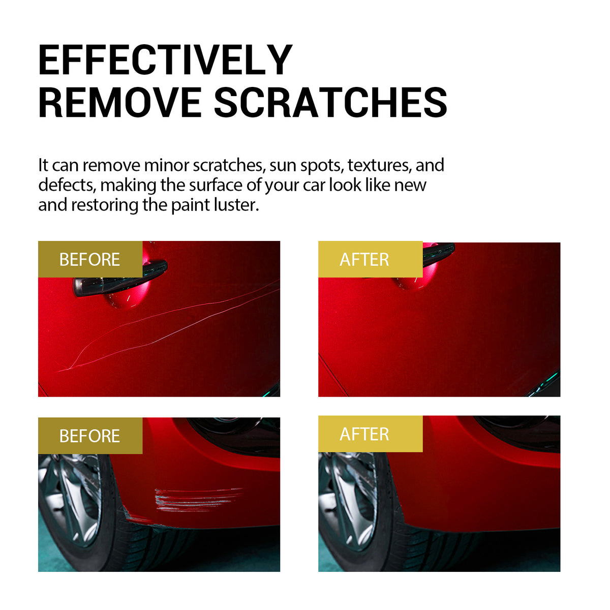 Car Scratch Removal Wax for Light Paint Scratches