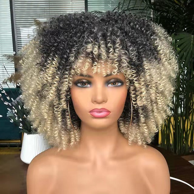 Small Curly Afro Wig for Instant Full-Volume Styling