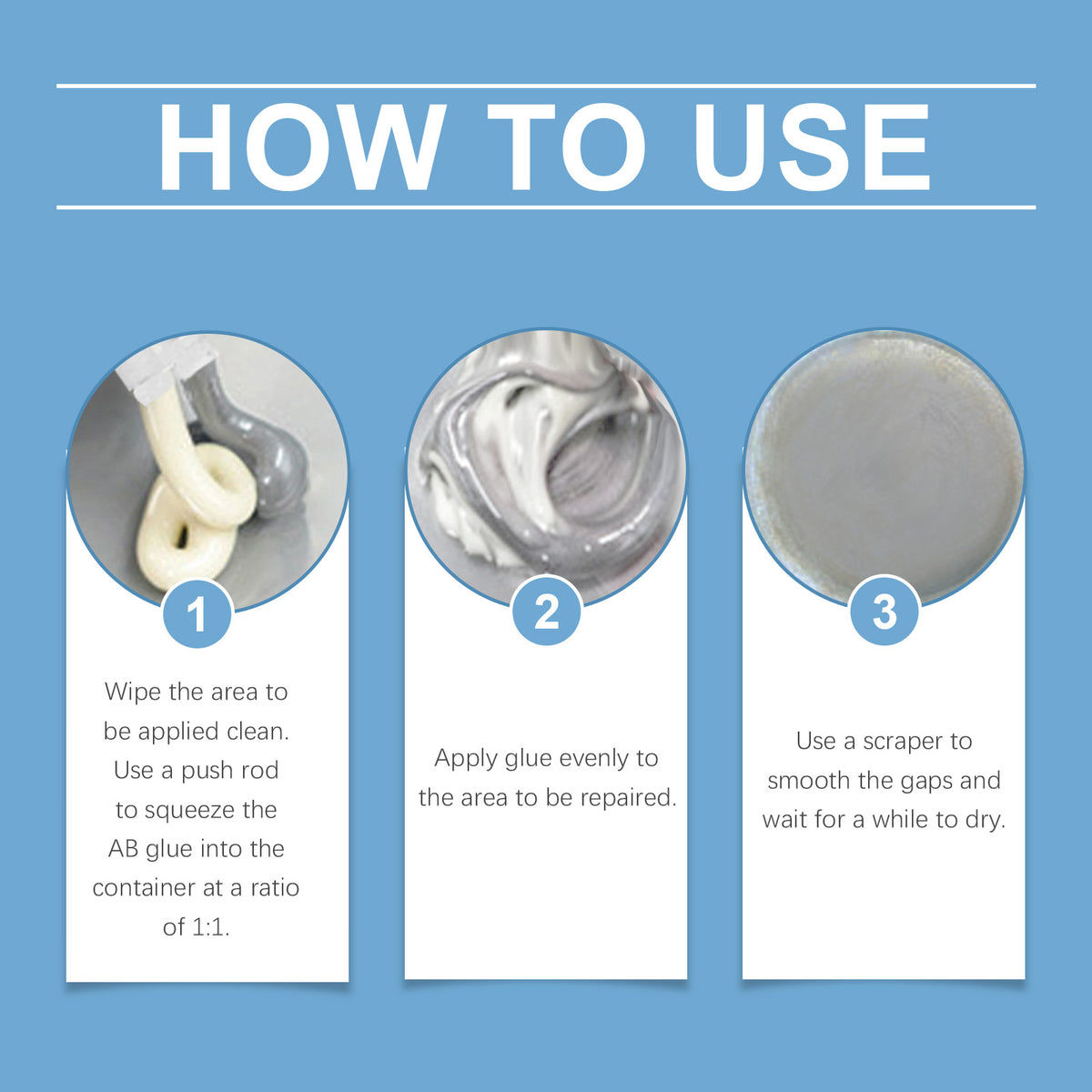 Metal Repair Epoxy Adhesive for Strong Waterproof Fixes